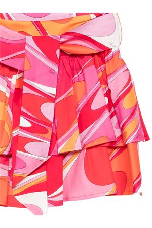 gonna in cotone multicolor EMILIO PUCCI KIDS | PY7A21S023250EAR